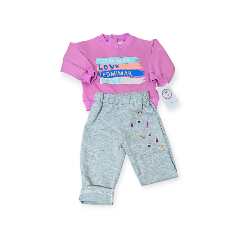Conjunto infantil polera y pantalón - 1