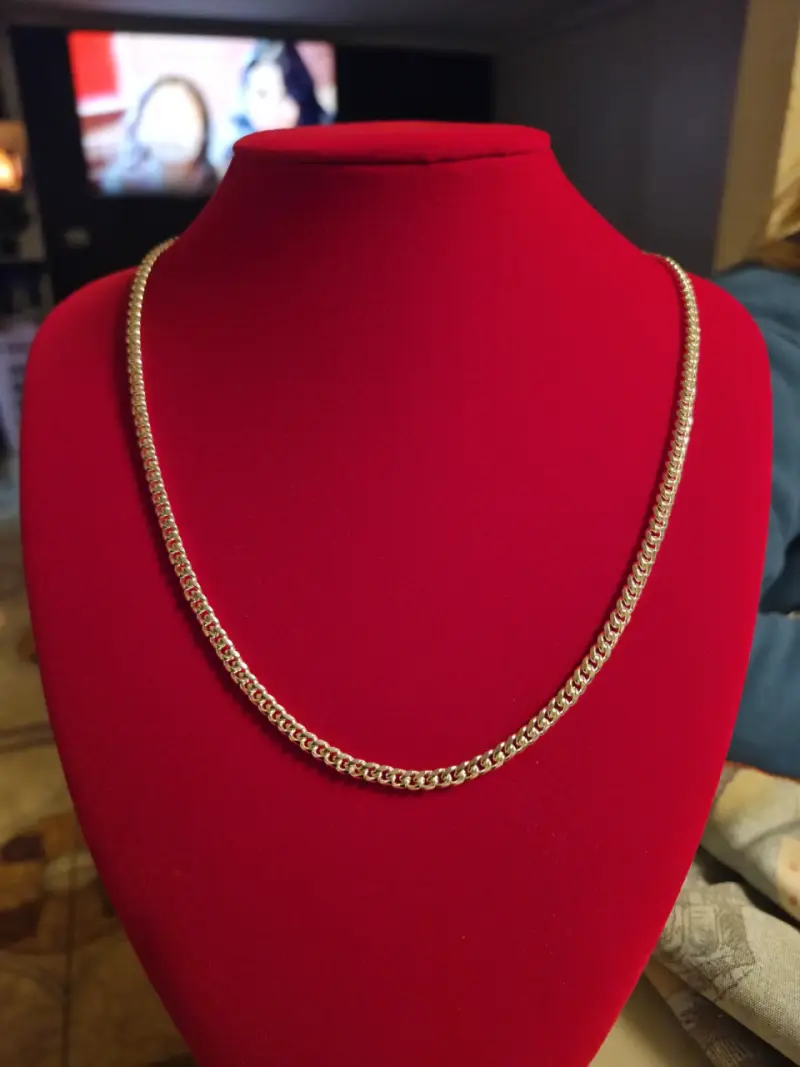 Cadena de plata elegante - 1