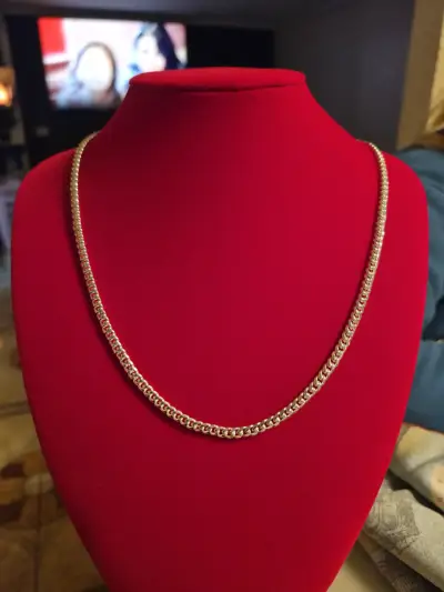 Cadena de plata elegante - miniatura 1