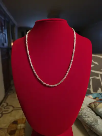 Cadena de plata elegante - miniatura 4