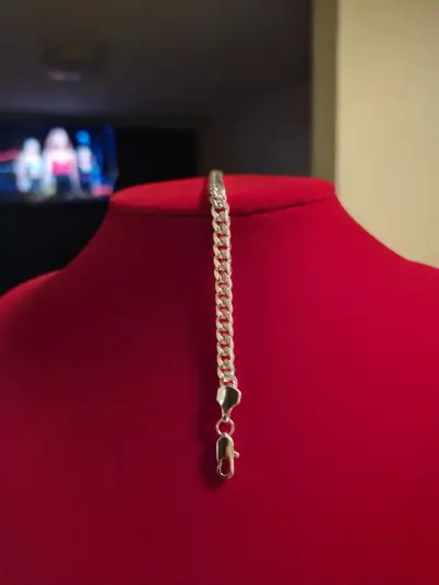 Cadena de plata elegante - miniatura 5