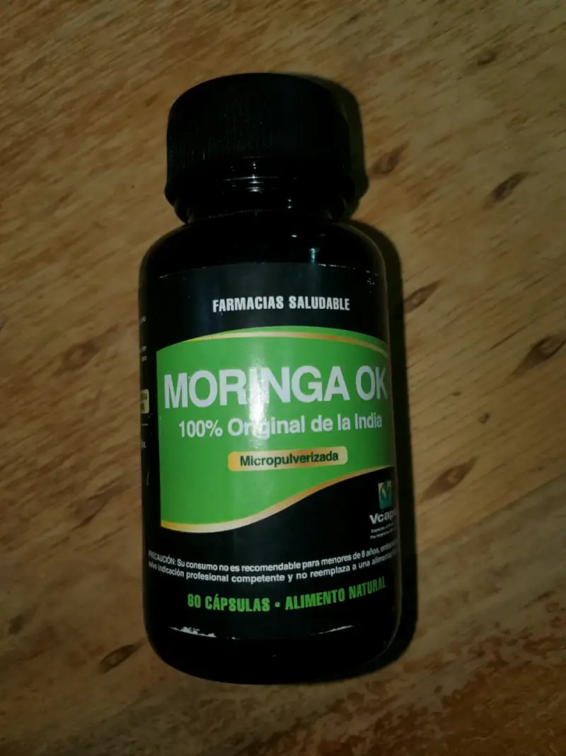 Suplemento Moringa OK 80 cápsulas