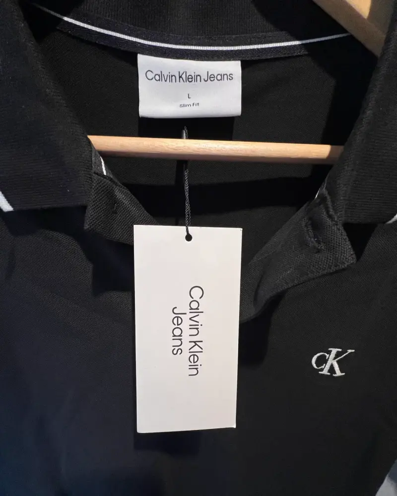 Polera polo Calvin Klein original manga corta slim - 2