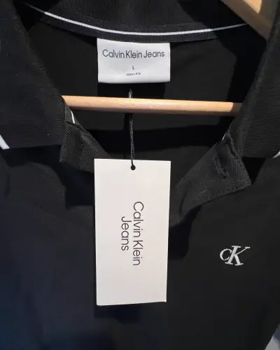 Polera polo Calvin Klein original manga corta slim - miniatura 2