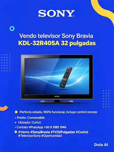 Televisor Sony Bravia 32 pulgadas - miniatura 1