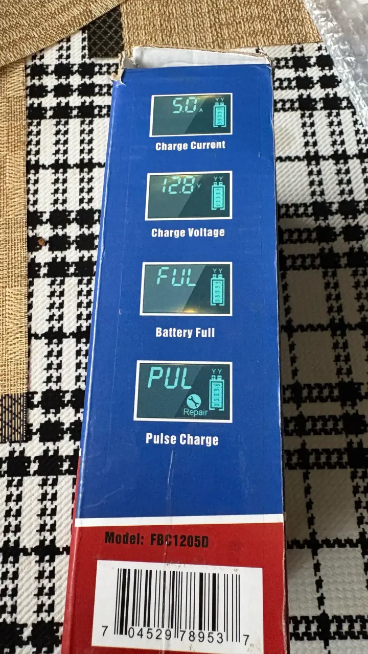 Cargador de batería Foxsur 12V - 2