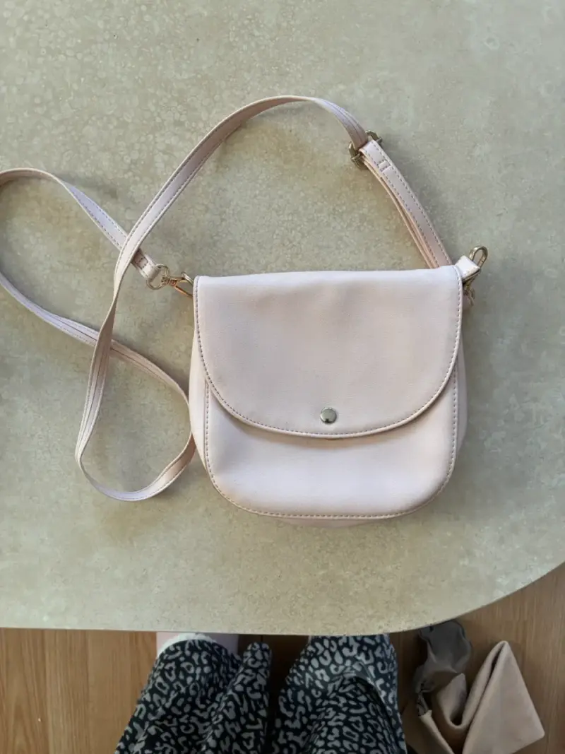 Cartera rosado claro elegante - 2