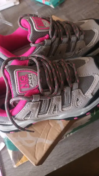 Zapatillas NaGEO impermeables gris con rosado - miniatura 5