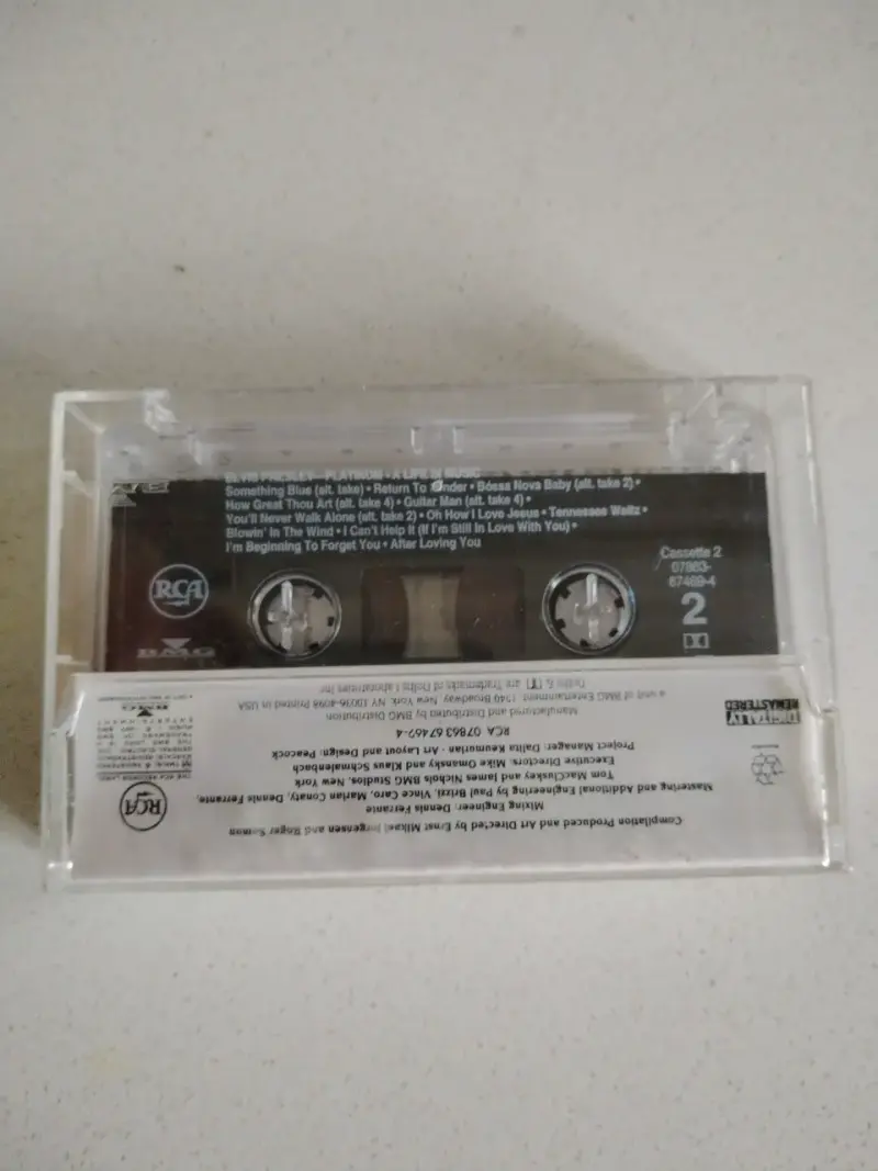 Colección de cassettes vintage Elvis - 4