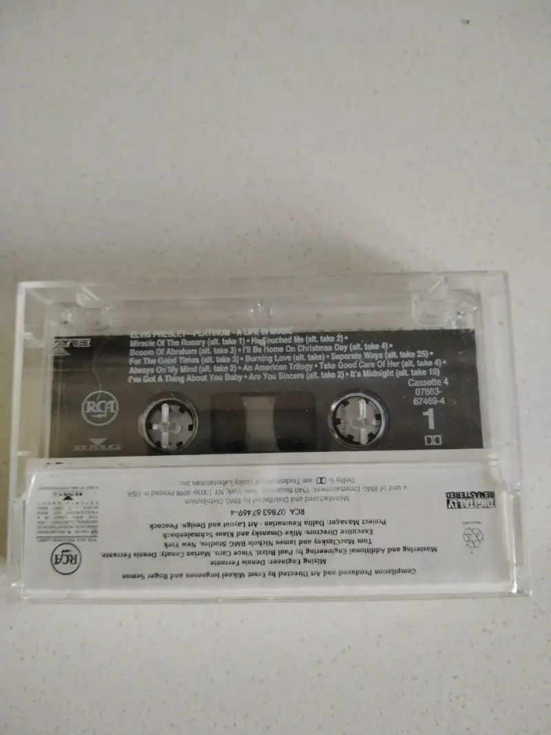Colección de cassettes vintage Elvis - 5