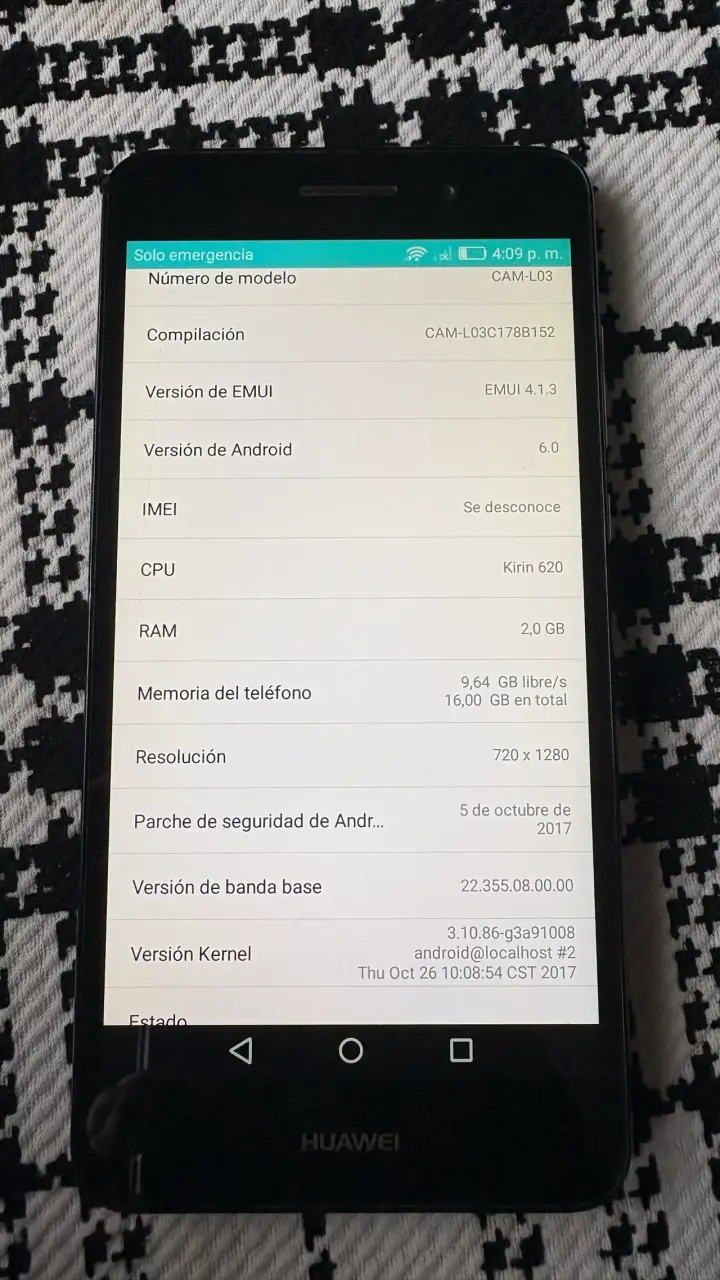 Smartphone Huawei Y6 II Android negro - 3