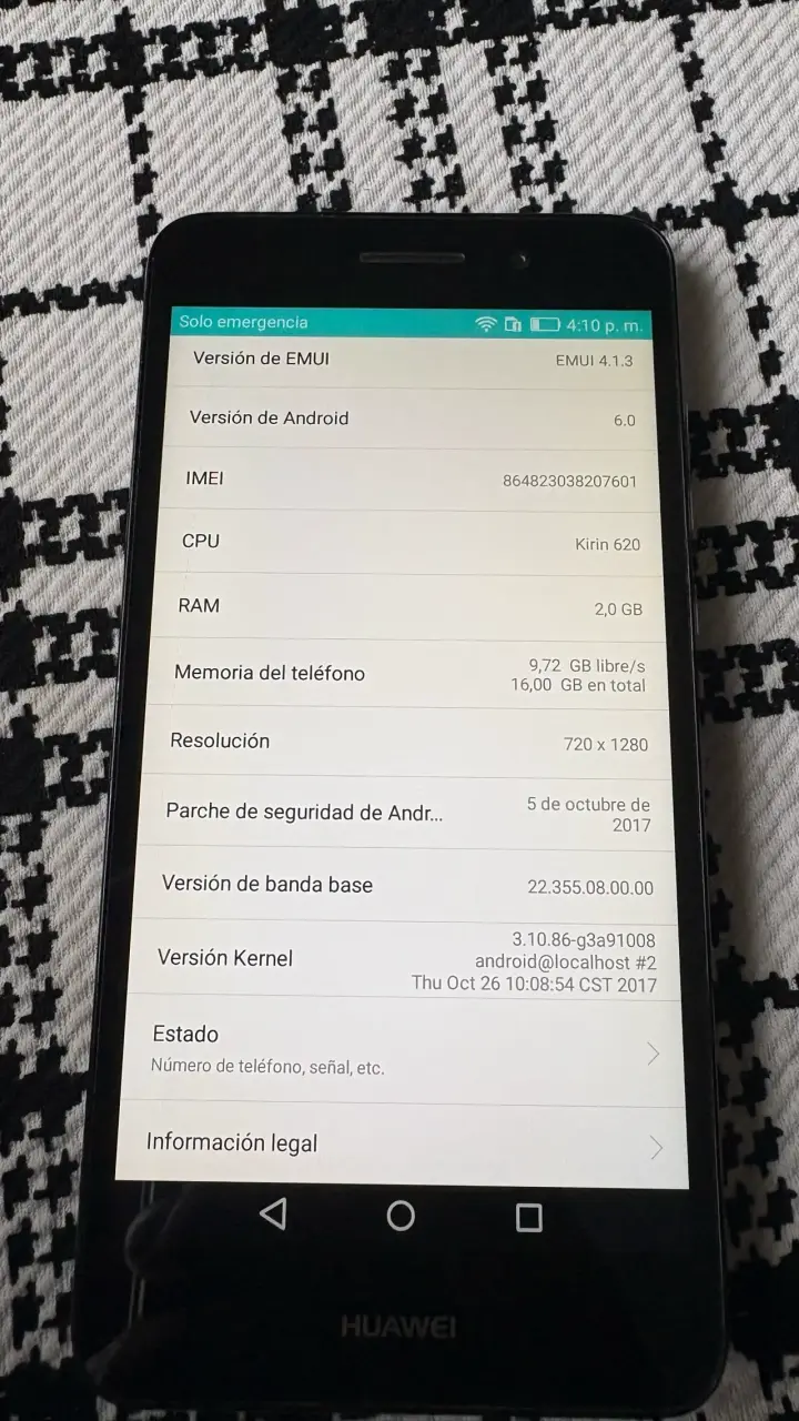 Smartphone Huawei Y6 II Android negro - 6