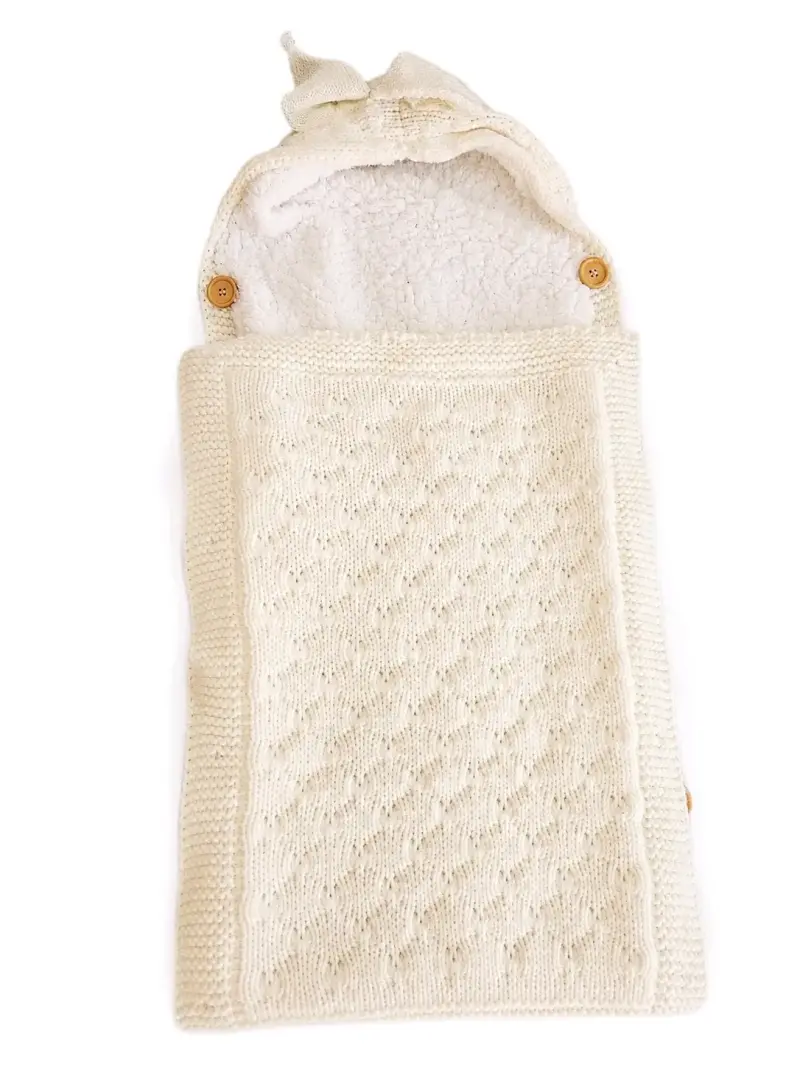 Saco de Dormir Tejido para Bebé con sherpa - 1