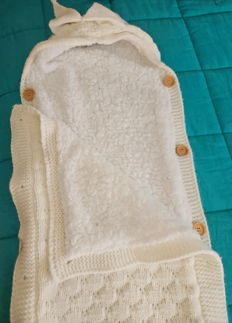 Saco de Dormir Tejido para Bebé con sherpa - 2