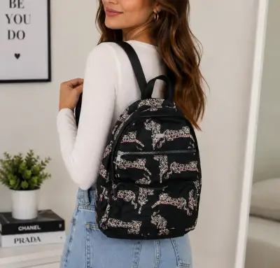 Mochila sybilla animal print - miniatura 1