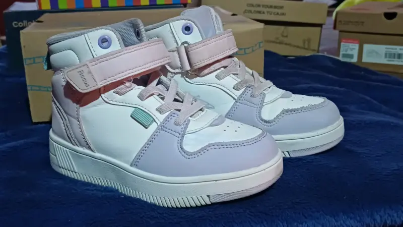 Zapatillas Explorer Ficcus Niña Talla 27 Lila / Bl - 1