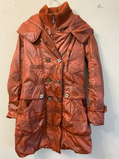🧥 Parka larga acolchada Aixiayue XS color cobre - miniatura 2