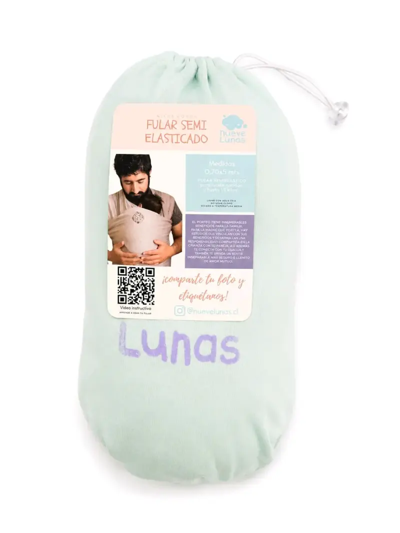 Fular Portabebé Semi Elasticado Nueve Lunas - 2