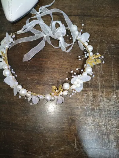Vestido de novia encaje blanco - miniatura 2