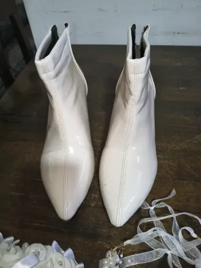 Vestido de novia encaje blanco - miniatura 4