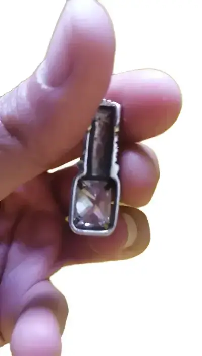 Colgante plata con cristal - miniatura 4