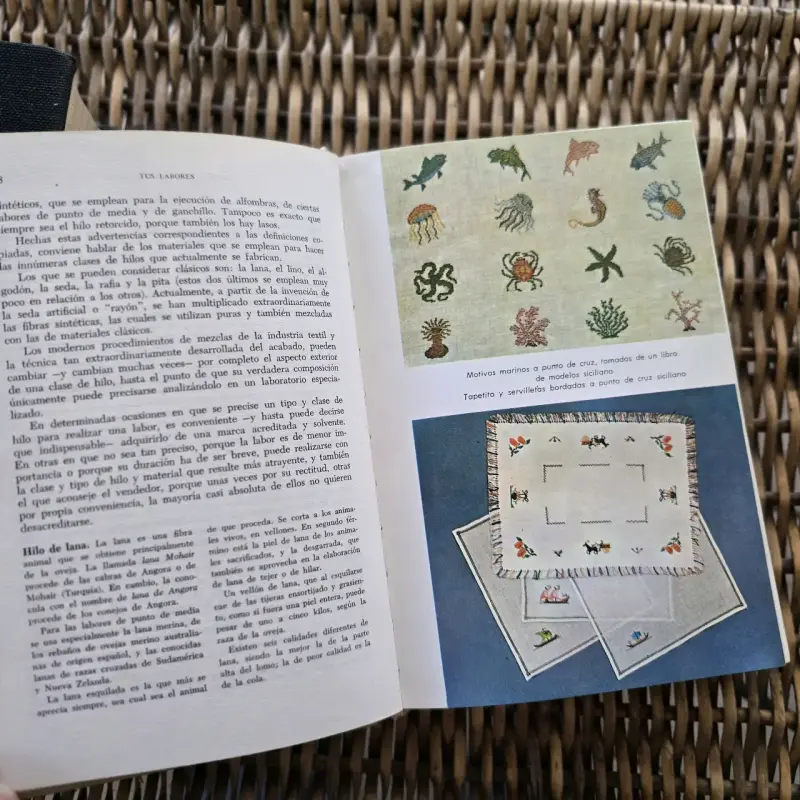 Libro antiguo de manualidades "Tus Labores" - 3