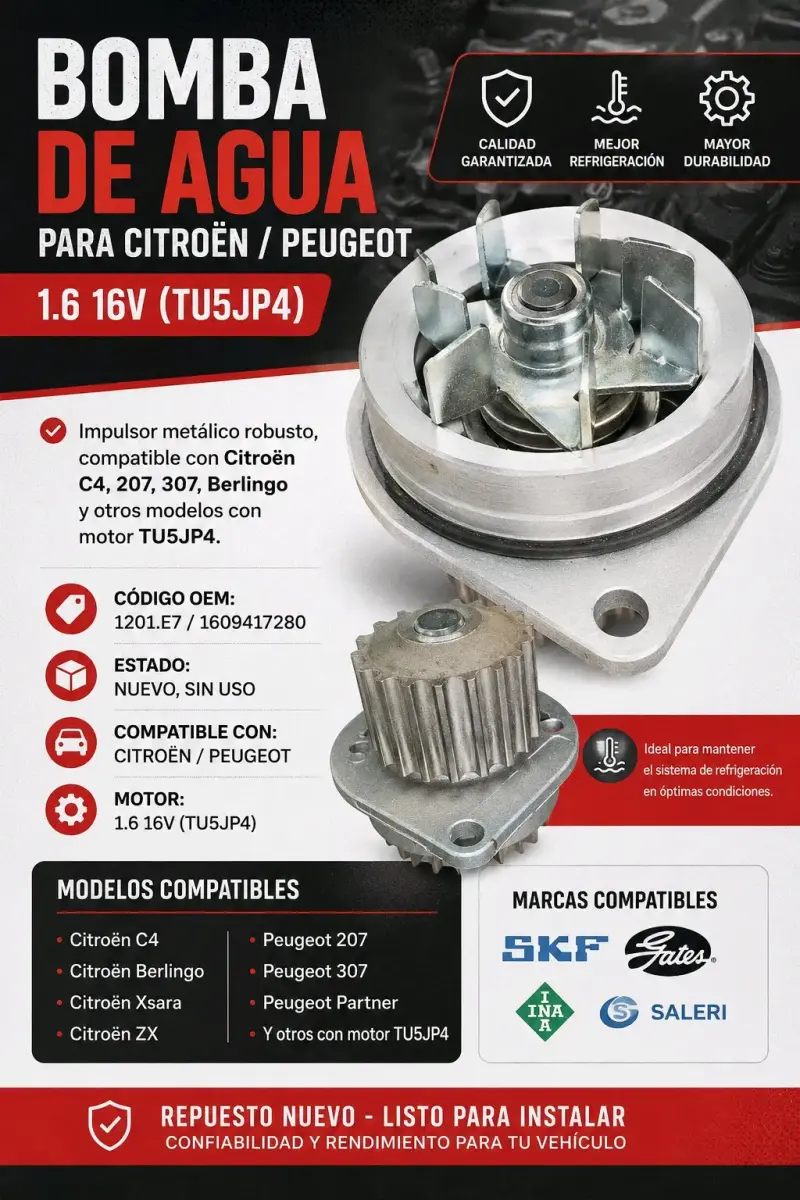 Bomba de agua Citroën/Peugeot - 1