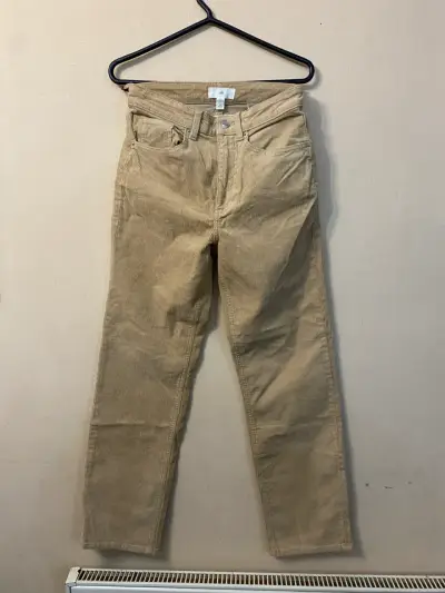 ✨ Pantalón cotelé H&M mujer beige talla 36 - miniatura 1