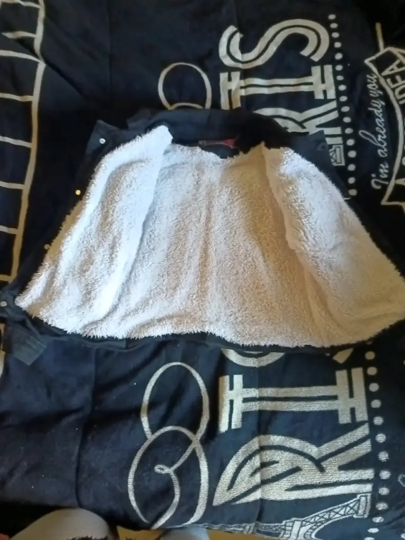 Chaqueta de mezclilla negra para niño - 2