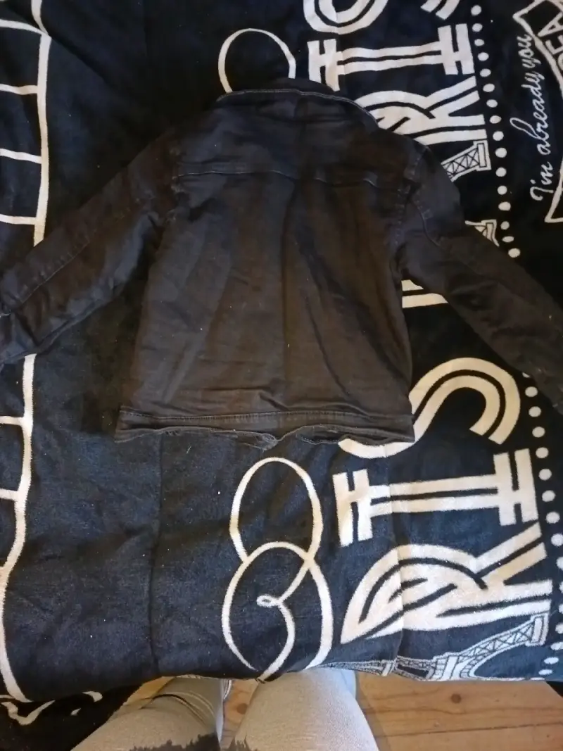 Chaqueta de mezclilla negra para niño - 3