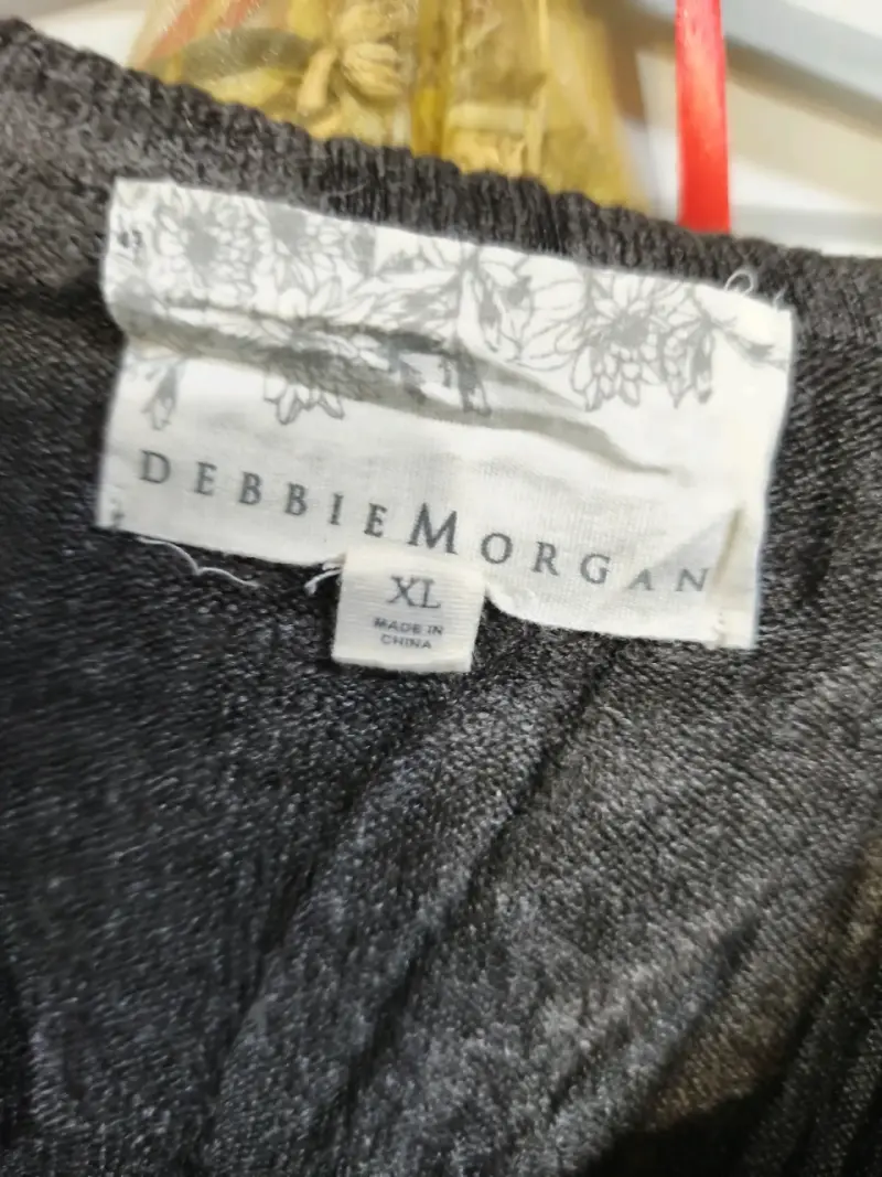 Jersey vintage gris Debbie Morgan - 4