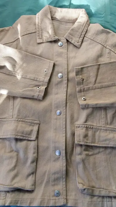 Chaqueta beige casual NUEVA - miniatura 6