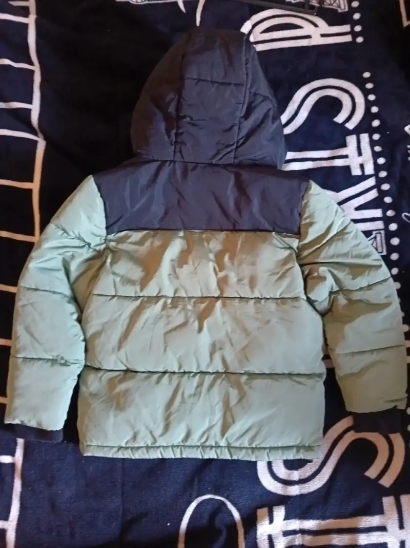 Parka verde con capucha - 3