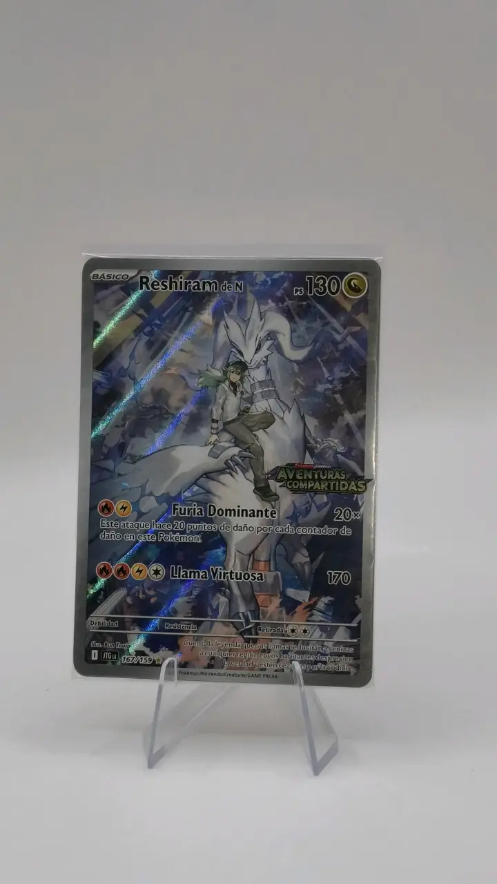 Carta Pokémon Reshiram de N - 1