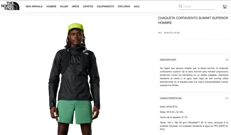 Chaqueta cortaviento Summit Hombre The North Face