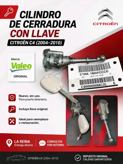 Cilindro cerradura Citroën C4 nuevo - miniatura 1