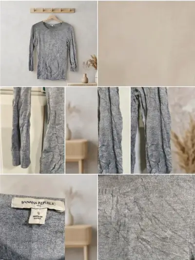 Suéter gris Banana Republic - miniatura 2