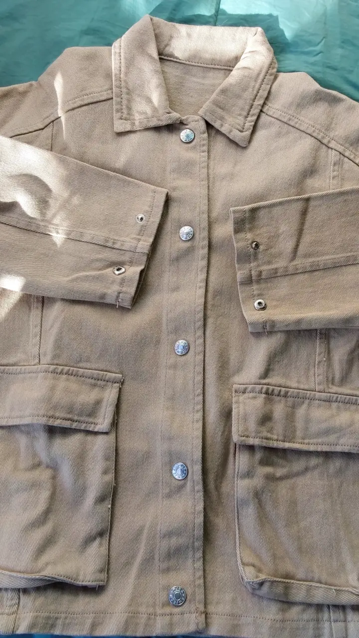 Chaqueta beige casual NUEVA - 11
