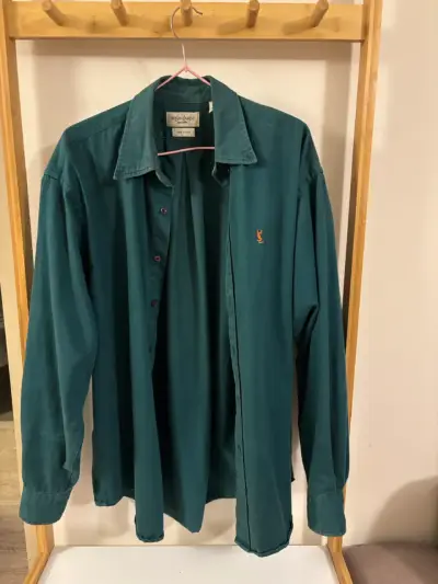 Camisa verde Yves Saint Laurent - miniatura 1