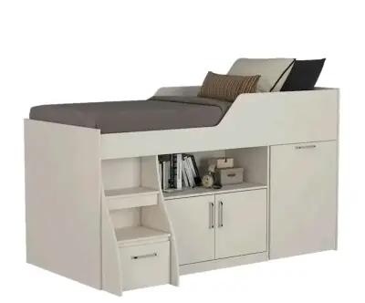 Cama alta con escritorio integrado - miniatura 3