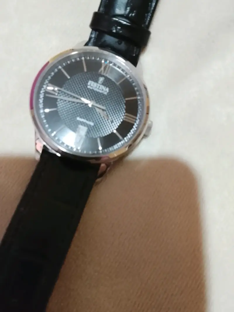 Reloj de pulsera negro y plateado festina - 2