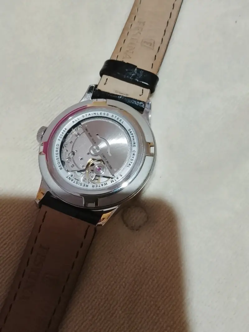 Reloj de pulsera negro y plateado festina - 3