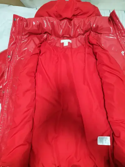 Chaqueta inflada roja brillante H&M - miniatura 3