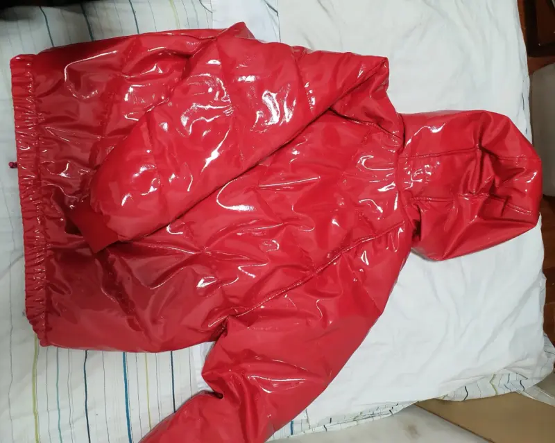 Chaqueta inflada roja brillante H&M - 4