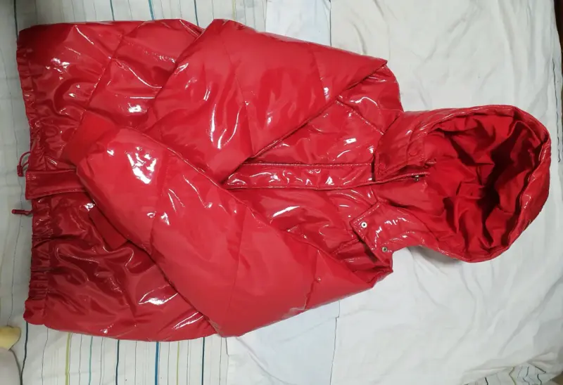 Chaqueta inflada roja brillante H&M - 5