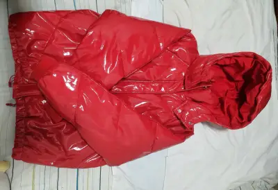 Chaqueta inflada roja brillante H&M - miniatura 5