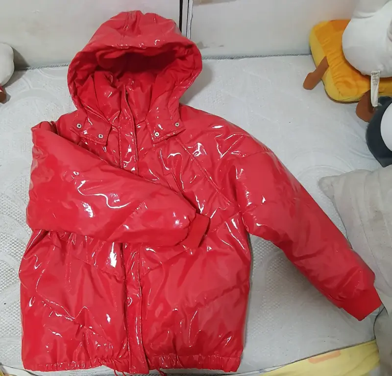 Chaqueta inflada roja brillante H&M - 6
