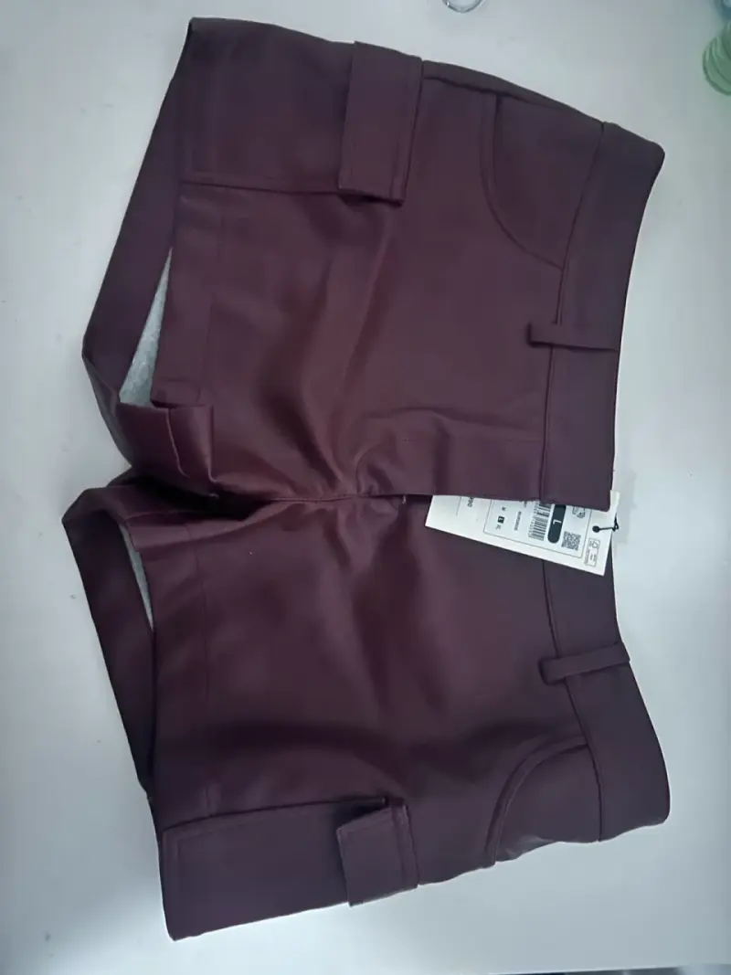 Short burdeo ecocuero - 1