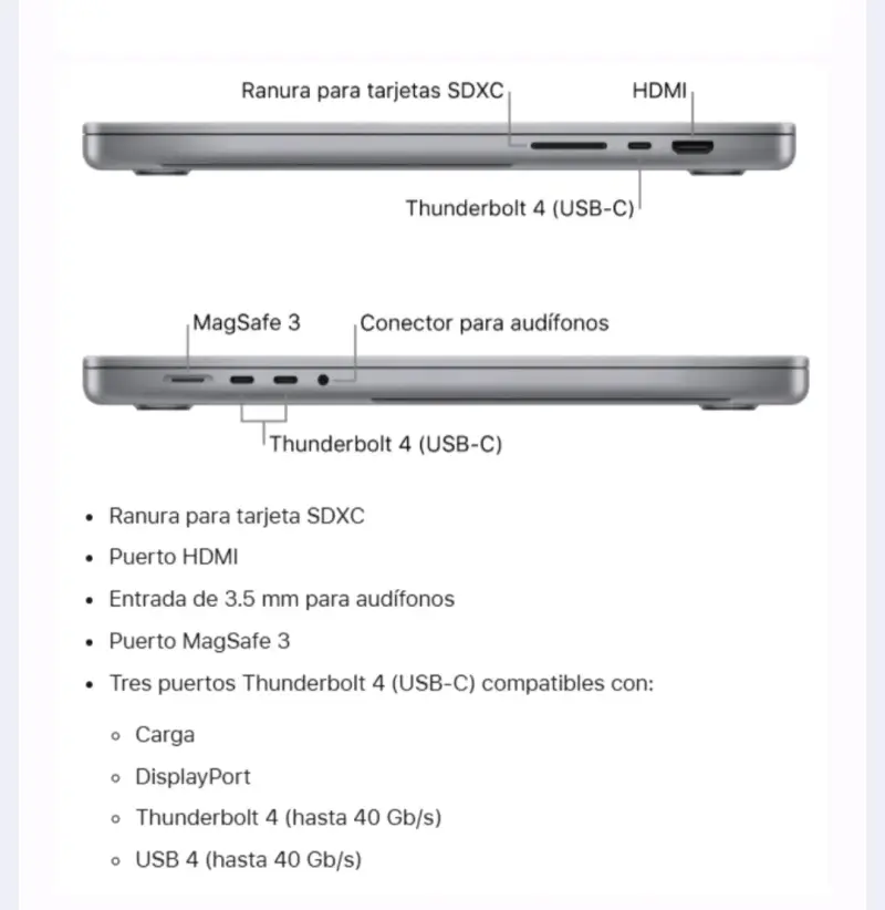 MacBook Pro M1, SSD 1 TB, RAM 16 GB. - 3