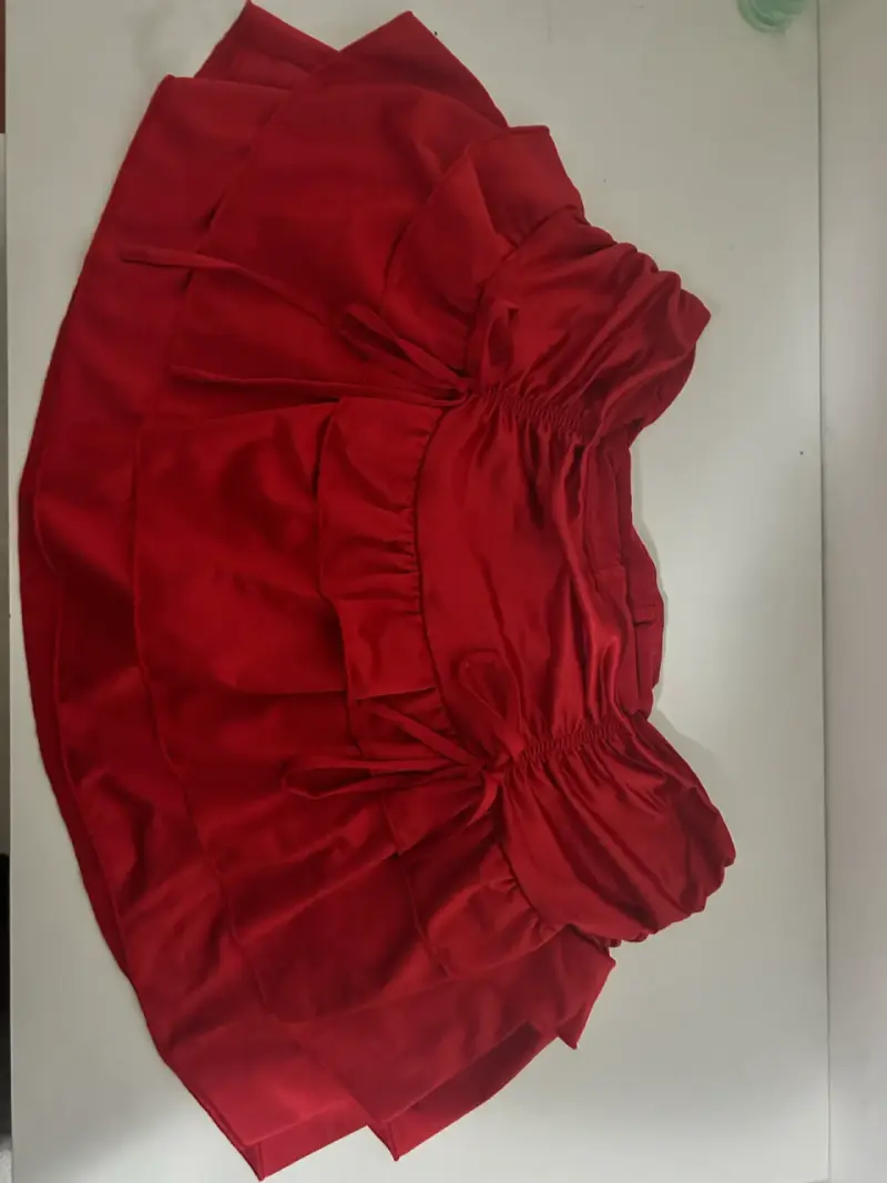 Falda short roja - 4